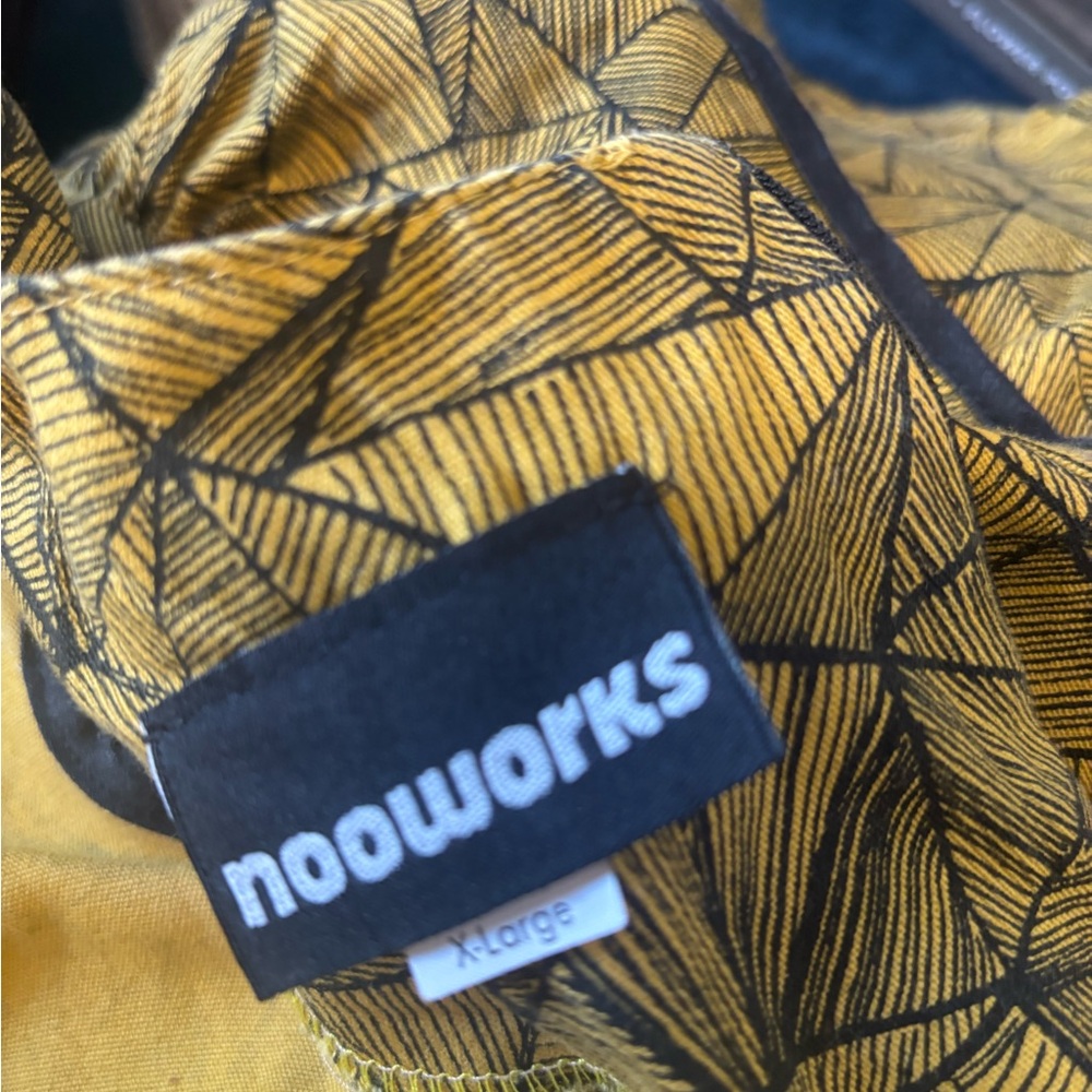 Nooworks Abstract Geometric Fit Flare Pocket A Line Mini Dress Size XL - Picture 8 of 9